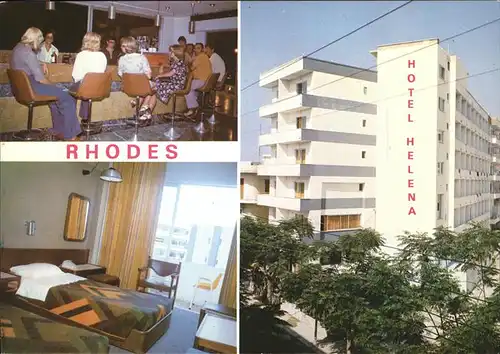 Rhodes Rhodos Greece Hotel Helena Kat. Rhodes
