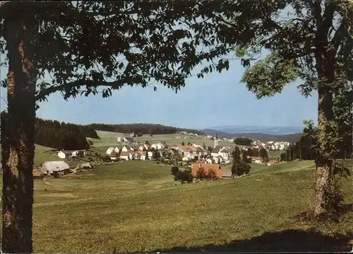 Schoenwald Schwarzwald Panorama Hoehenluftkurort Wintersportplatz Kat. Schoenwald im Schwarzwald