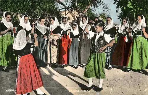 Valldemosa Danzas tipicas Trachten Kat. Valldemosa Mallorca