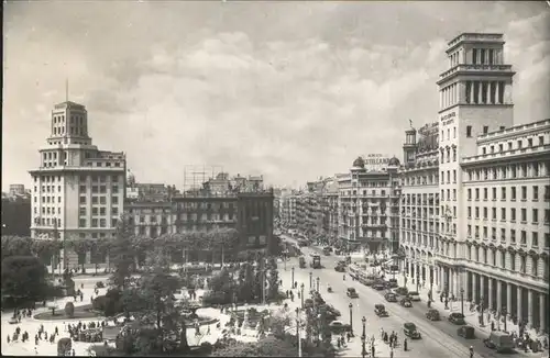 Barcelona Cataluna Plaza de Cataluna y Ronda de la Universidad Kat. Barcelona