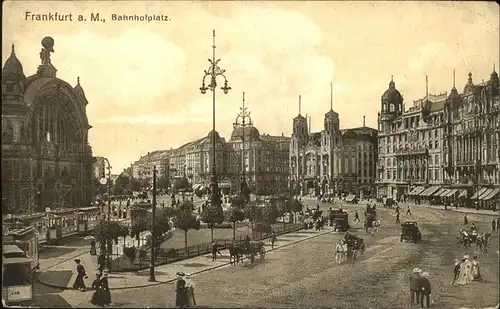 Frankfurt Main Bahnhofplatz Kat. Frankfurt am Main