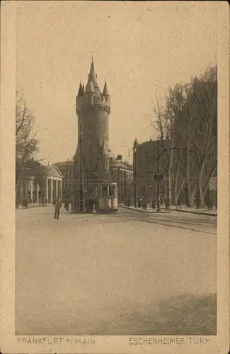 Frankfurt Main Eschenheimer Turm Kat. Frankfurt am Main