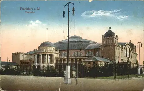 Frankfurt Main Festhalle Kat. Frankfurt am Main