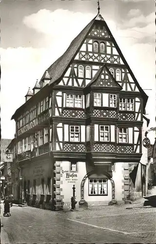 Miltenberg Main Gasthaus zum Riesen Kat. Miltenberg