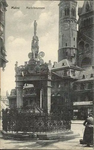 Mainz Rhein Marktbrunnen / Mainz Rhein /Mainz Stadtkreis