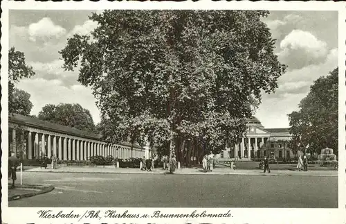 Wiesbaden Kurhaus u.Brunnenkolonnade Kat. Wiesbaden