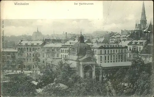 Wiesbaden Der Kochbrunnen Kat. Wiesbaden