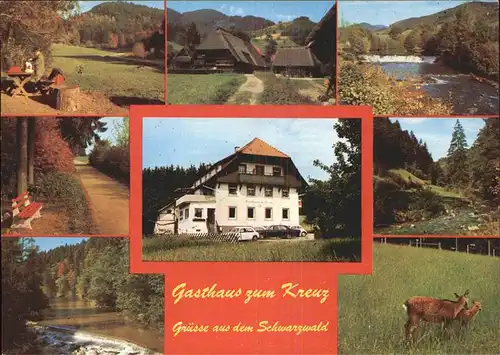 Biederbach Schwarzwald Gasthaus zum Kreuz Kat. Biederbach