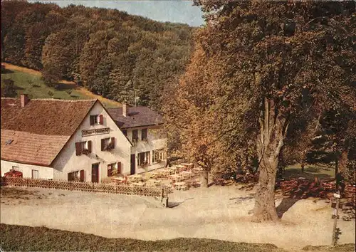 Ebringen Breisgau Gasthaus zum Schoenberg Hof Kat. Ebringen