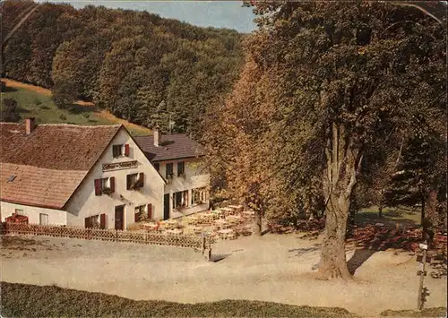 Ebringen Breisgau Gasthaus zum Schoenberg Hof Kat. Ebringen