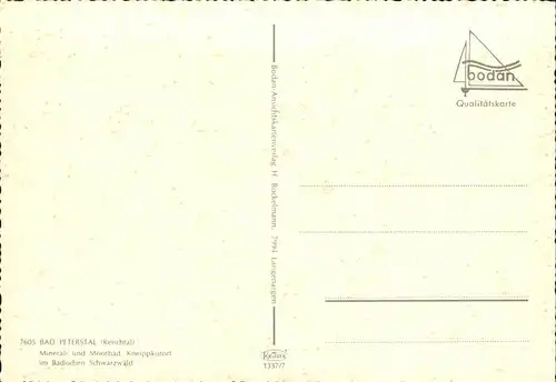 Bad Peterstal-Griesbach  / Bad Peterstal-Griesbach /Ortenaukreis LKR