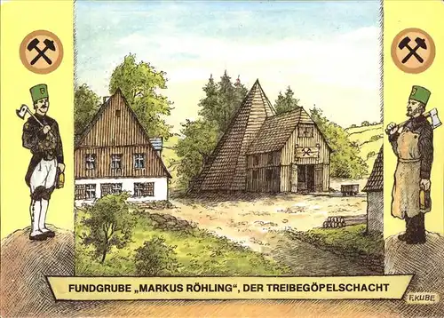 Frohnau Annaberg Der Treibegoepelschacht Kat. Annaberg