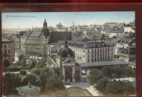 Wiesbaden Kochbrunnen Kat. Wiesbaden