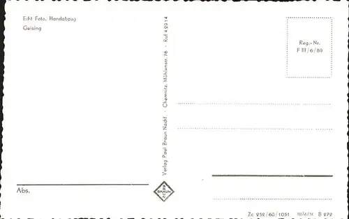 Geising Erzgebirge  / Geising Osterzgebirge /Saechsische Schweiz-Osterzgebirge LKR