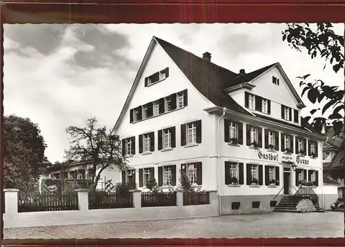 Bleibach Gasthof zur Sonne Kat. Gutach im Breisgau