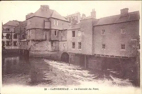 Landerneau Cascade du Pont Kat. Landerneau