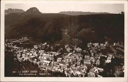 Mont Dore Puy de Dome Vue generale Kat. Mont Dore