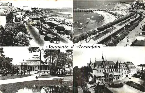 Arcachon Gironde Promenade Plage Casino Mauresque Kat. Arcachon