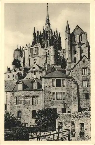 Le Mont Saint Michel Abbaye vue des Remparts Kat. Le Mont Saint Michel