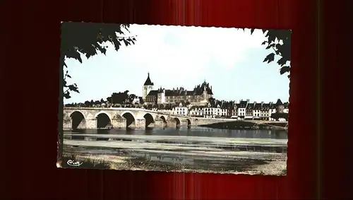 Gien Vue generale pont eglise Kat. Gien