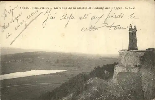 Belfort Alsace Tour de la Miotte Etang des Forges Kat. Belfort