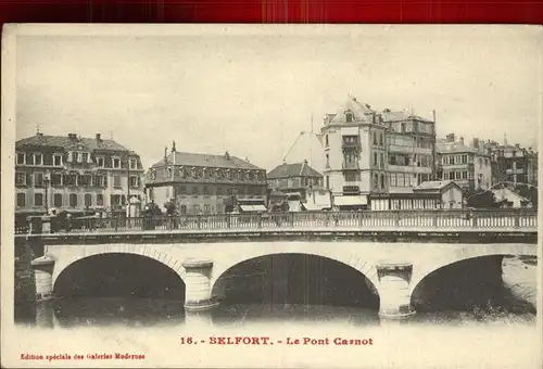 Belfort Alsace Pont Carnot Kat. Belfort