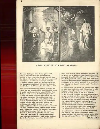 Drei aehren Trois Epis Das Wunder von Drei Aehren Wilhelm Lindeck Kat. Ammerschwihr