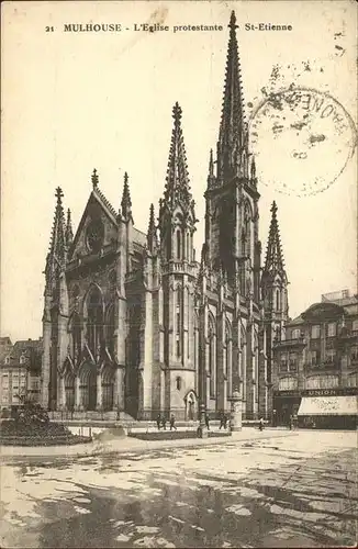 Mulhouse Muehlhausen Eglise protestante St. Etienne Kat. Mulhouse