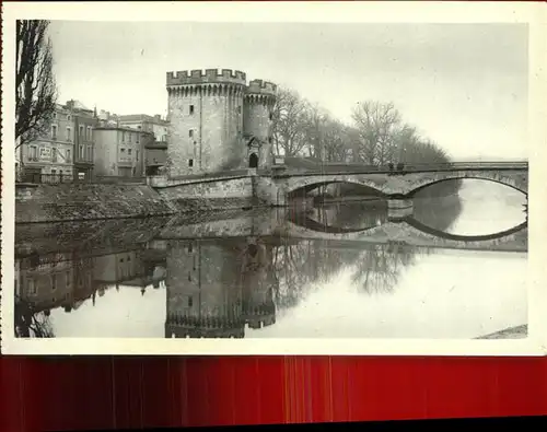 Verdun Meuse Porte et Pont Chaussee Bruecke Tor Kat. Verdun