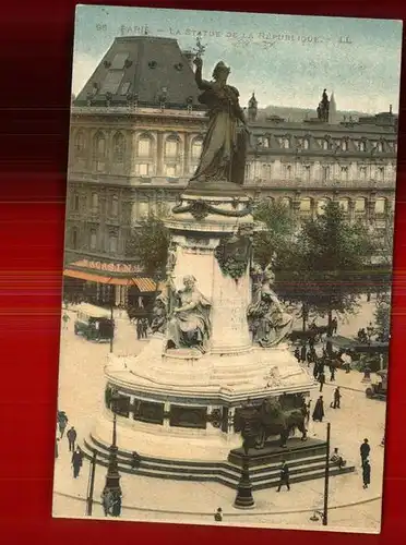 Paris Statue de la Republique Kat. Paris