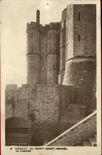 Mont Saint Michel Abbaye Chatelet Kat. Pontorson