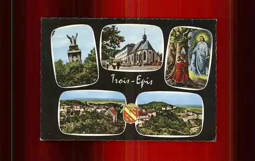 Trois Epis Haut Rhin Elsass Le Galz Chapelle Notre Dame Apparition Wappen Kat. Ammerschwihr