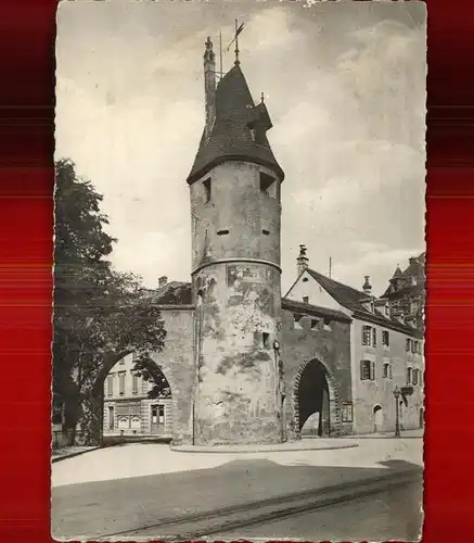 Mulhouse Muehlhausen Bollwerk Bastion du XIVe siecle Kat. Mulhouse