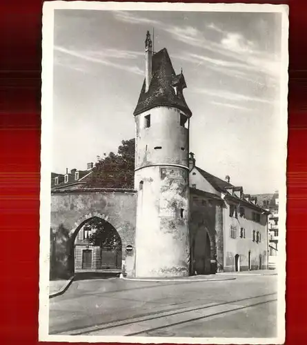 Mulhouse Muehlhausen Bollwerk Bastion du XIVe siecle Kat. Mulhouse