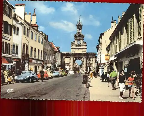 Pontarlier Doubs Rue de la Republique Porte Saint Pierre Kat. Pontarlier