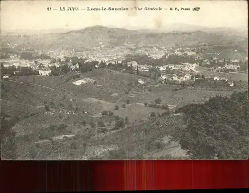 Lons le Saunier Jura Vue generale Kat. Lons le Saunier