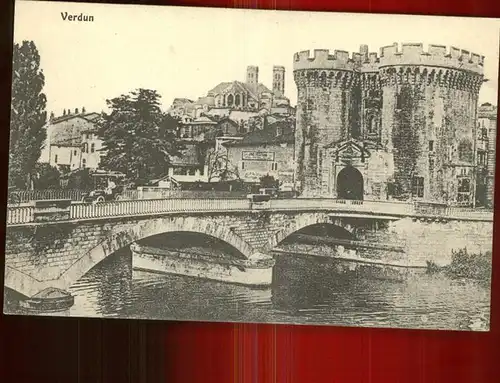 Verdun Meuse Vue d ensemble Pont Kat. Verdun