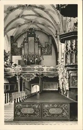 Kirchenorgel Schleiz Thueringen Bergkirche Kat. Musik