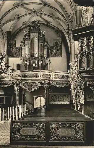 Kirchenorgel Schleiz Thueringen Bergkirche Kat. Musik