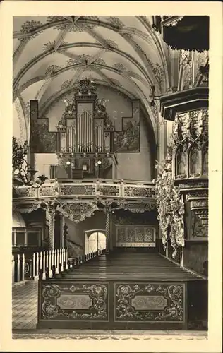 Kirchenorgel Schleiz Thueringen Bergkirche Kat. Musik