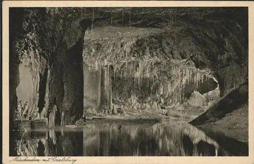 Hoehlen Caves Grottes Feengrotte Saalfeld Maerchendom Gralsburg Kat. Berge