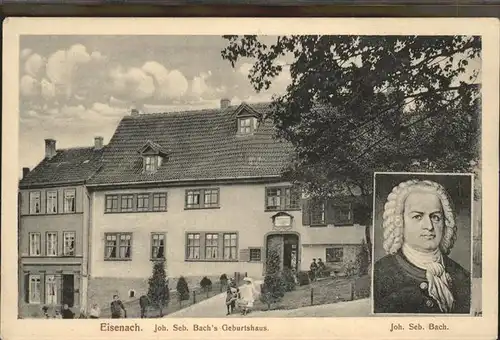 Bach Johann Sebastian Geburtshaus Eisenach  Kat. Komponist