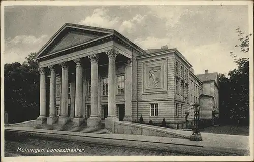 Theatergebaeude Meiningen Landestheater Kat. Gebaeude