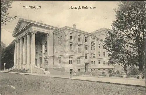 Theatergebaeude Meiningen Hoftheater Kat. Gebaeude