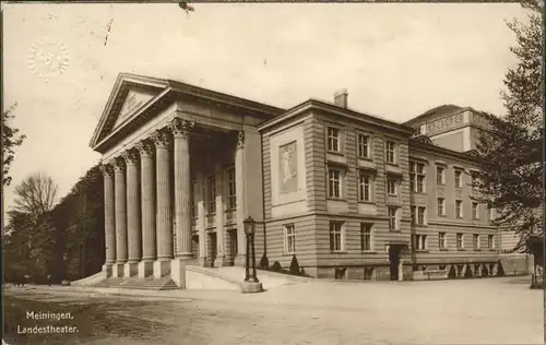 Theatergebaeude Meiningen Landestheater Kat. Gebaeude