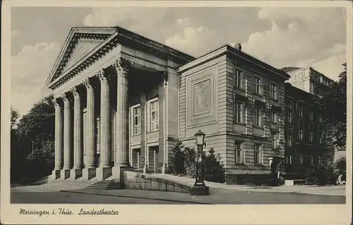 Theatergebaeude Meiningen Landestheater Kat. Gebaeude