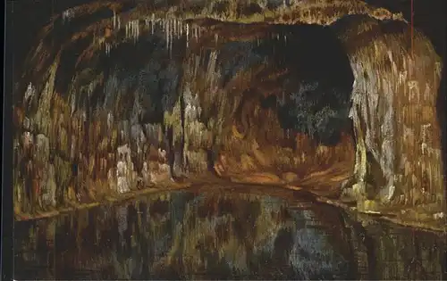 Hoehlen Caves Grottes Feengrotte Saalfeld blaue Grotte Kat. Berge