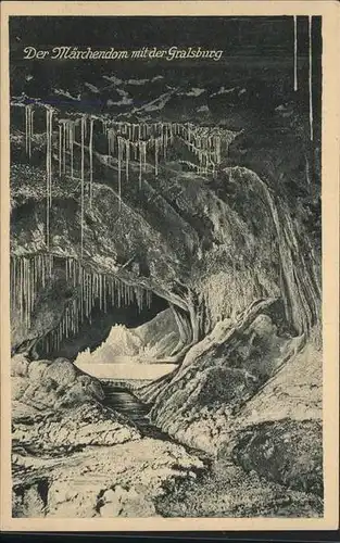 Hoehlen Caves Grottes Feengrotte Saalfeld Maerchwendom Gralsburg Kat. Berge