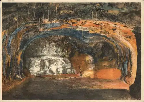 Hoehlen Caves Grottes Feengrotte Saalfeld mittlere Quellgrotte Kat. Berge