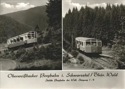 Zahnradbahn Oberweissbach Schwarzatal Kat. Bergbahn